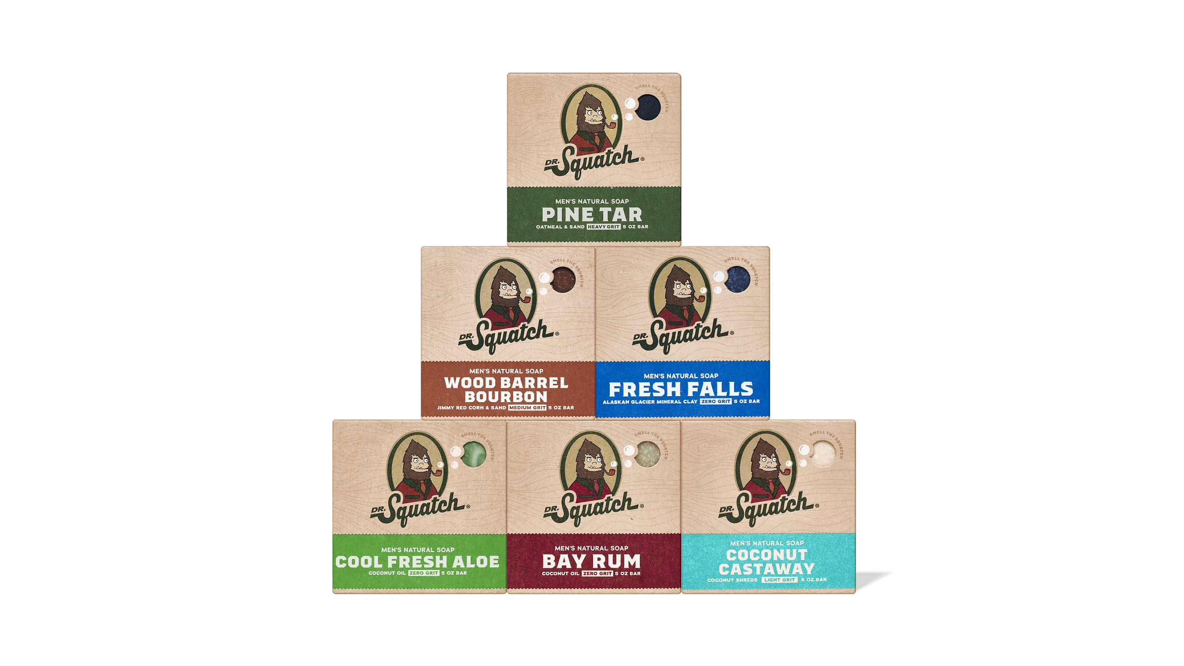 Dr. Squatch Moisturizing Bar Soap 6-Pack