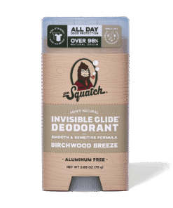 Dr. Squatch Moisturizing Birchwood Breeze Invisible Glide Deodorant