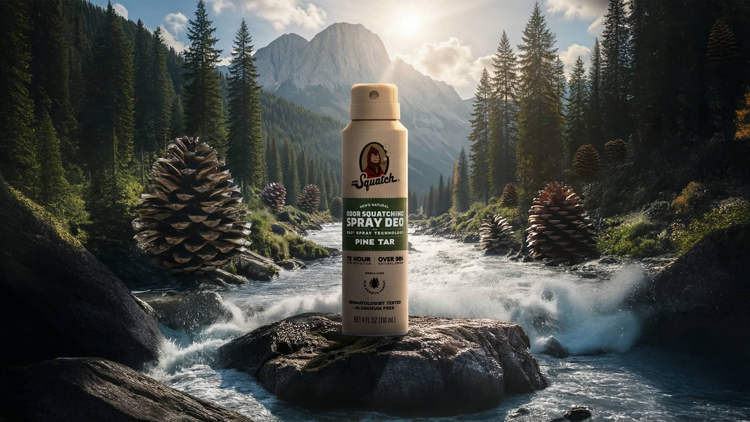 Dr. Squatch Moisturizing Pine Tar Spray Deodorant - Image 2