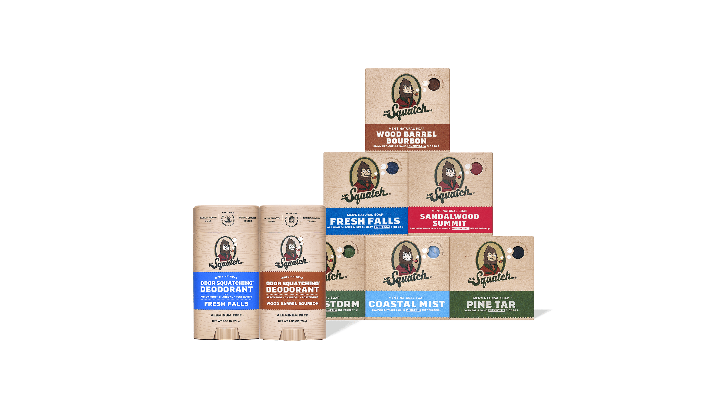 Dr. Squatch Moisturizing Deodorant & Soap Set