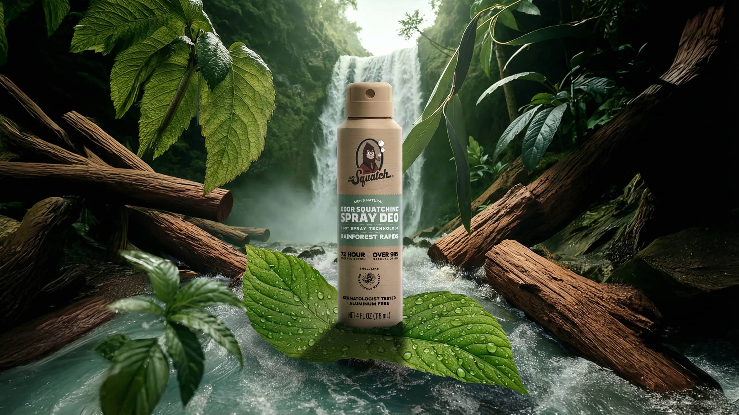Dr. Squatch Moisturizing Rainforest Rapids Spray Deodorant - Image 2