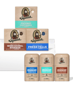 Dr. Squatch Moisturizing Mini Soap & Deodorant Set