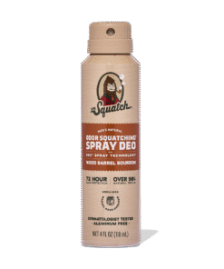 Dr. Squatch Moisturizing Wood Barrel Bourbon Spray Deodorant