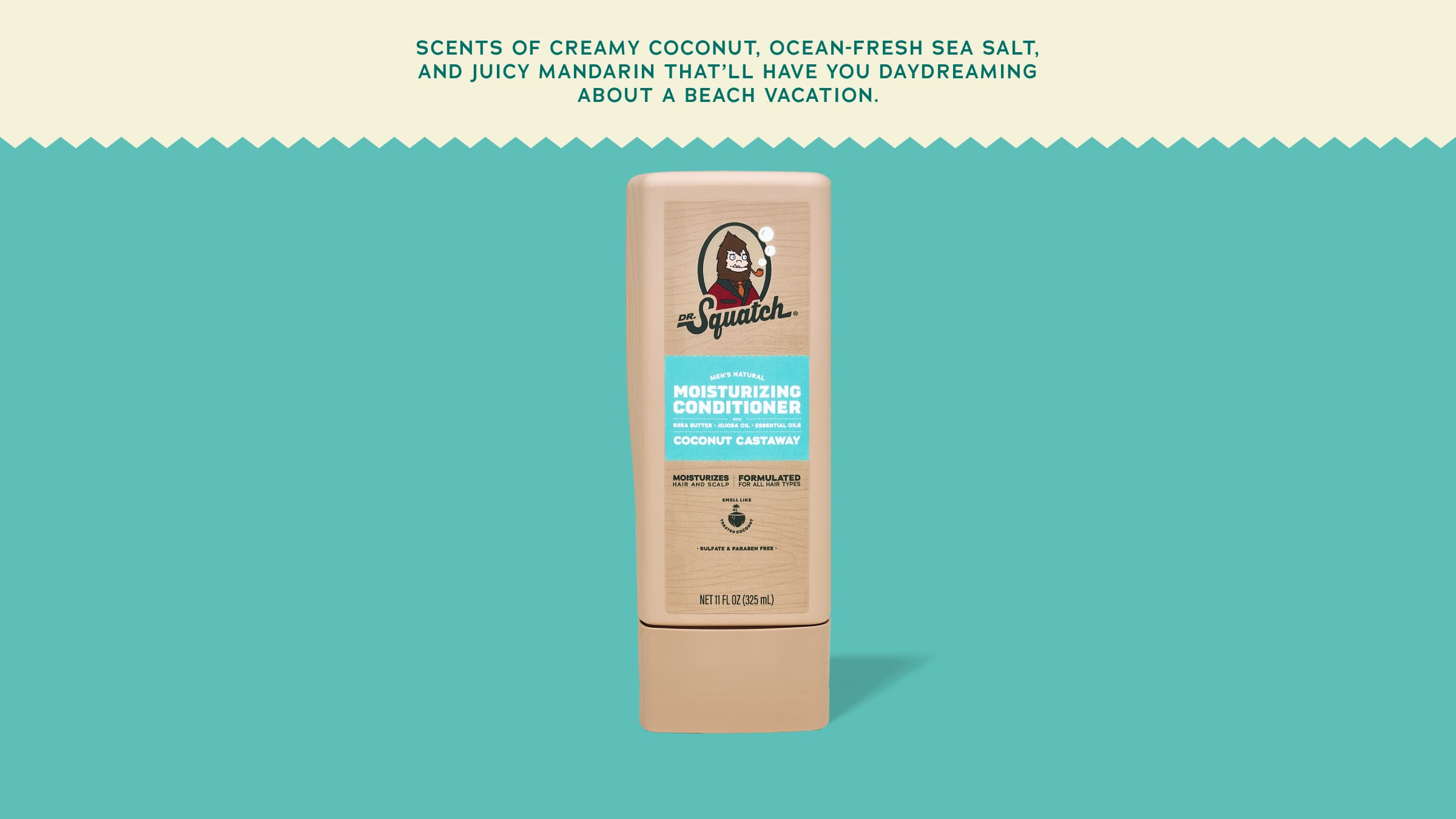 Dr. Squatch Moisturizing Coconut Castaway Conditioner - Image 6