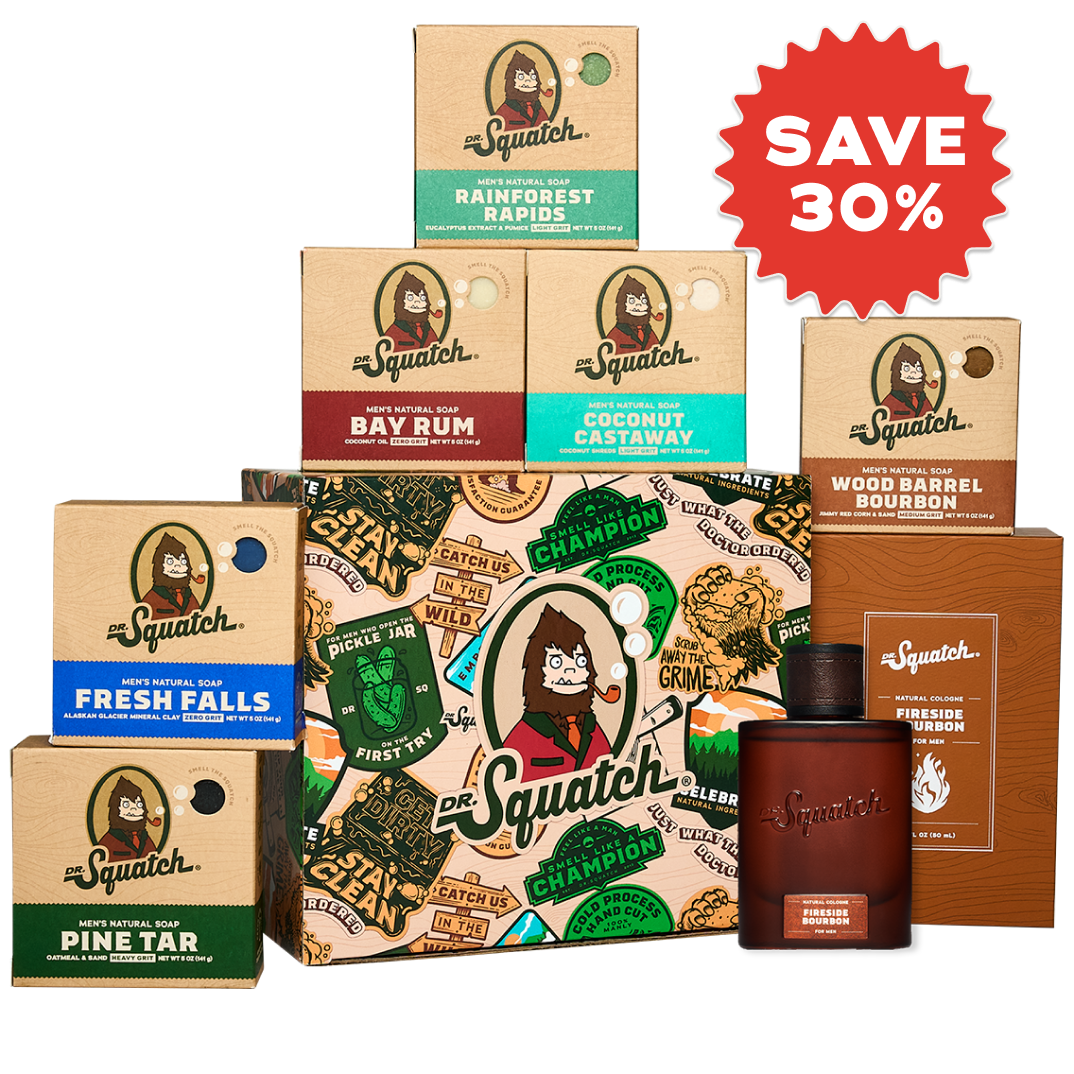 Dr. Squatch Moisturizing Smells Like a Man Set