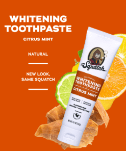Alternative view of Dr. Squatch Moisturizing Citrus Mint Whitening Toothpaste