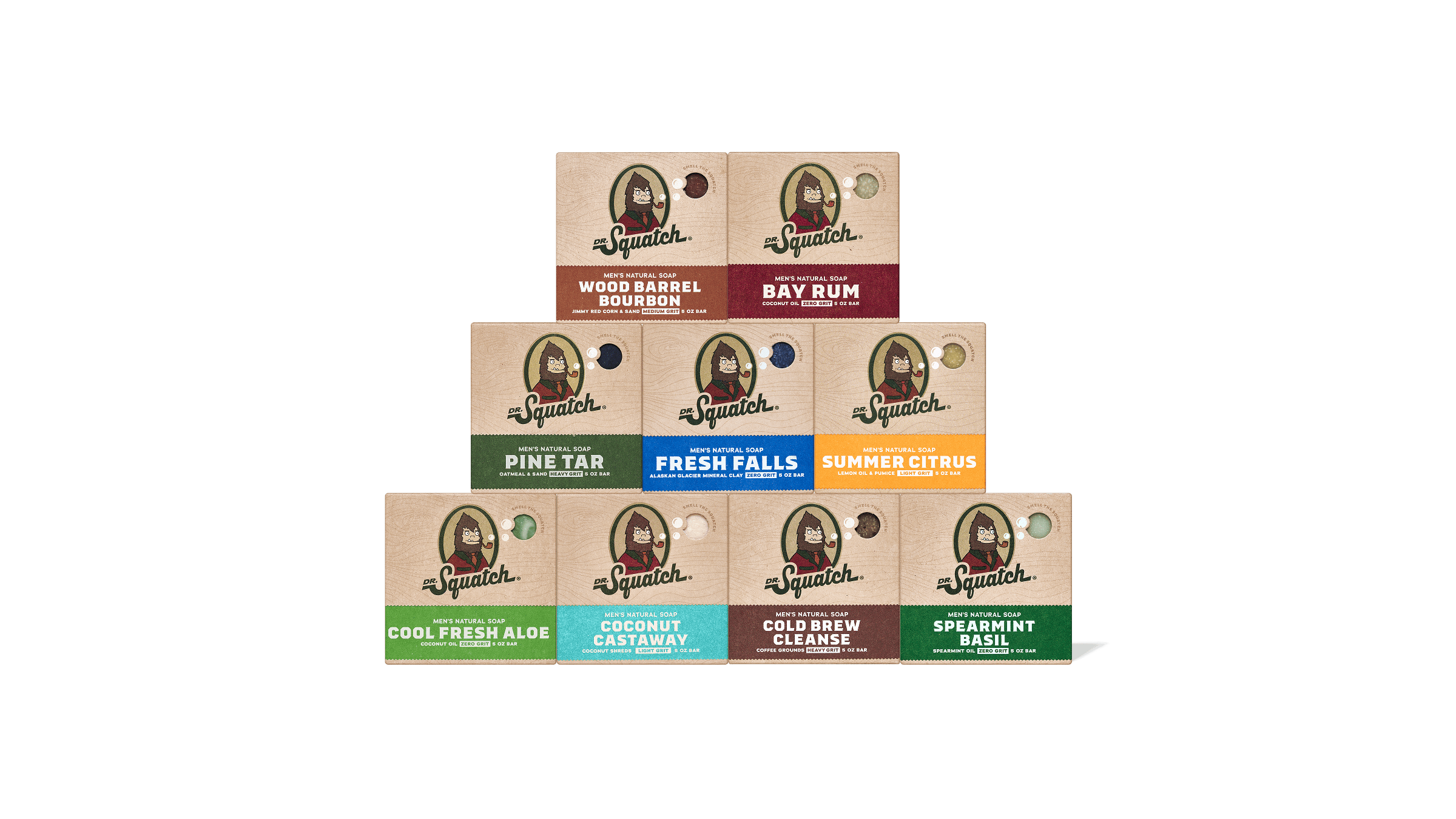 Dr. Squatch Moisturizing Bar Soap 9-Pack