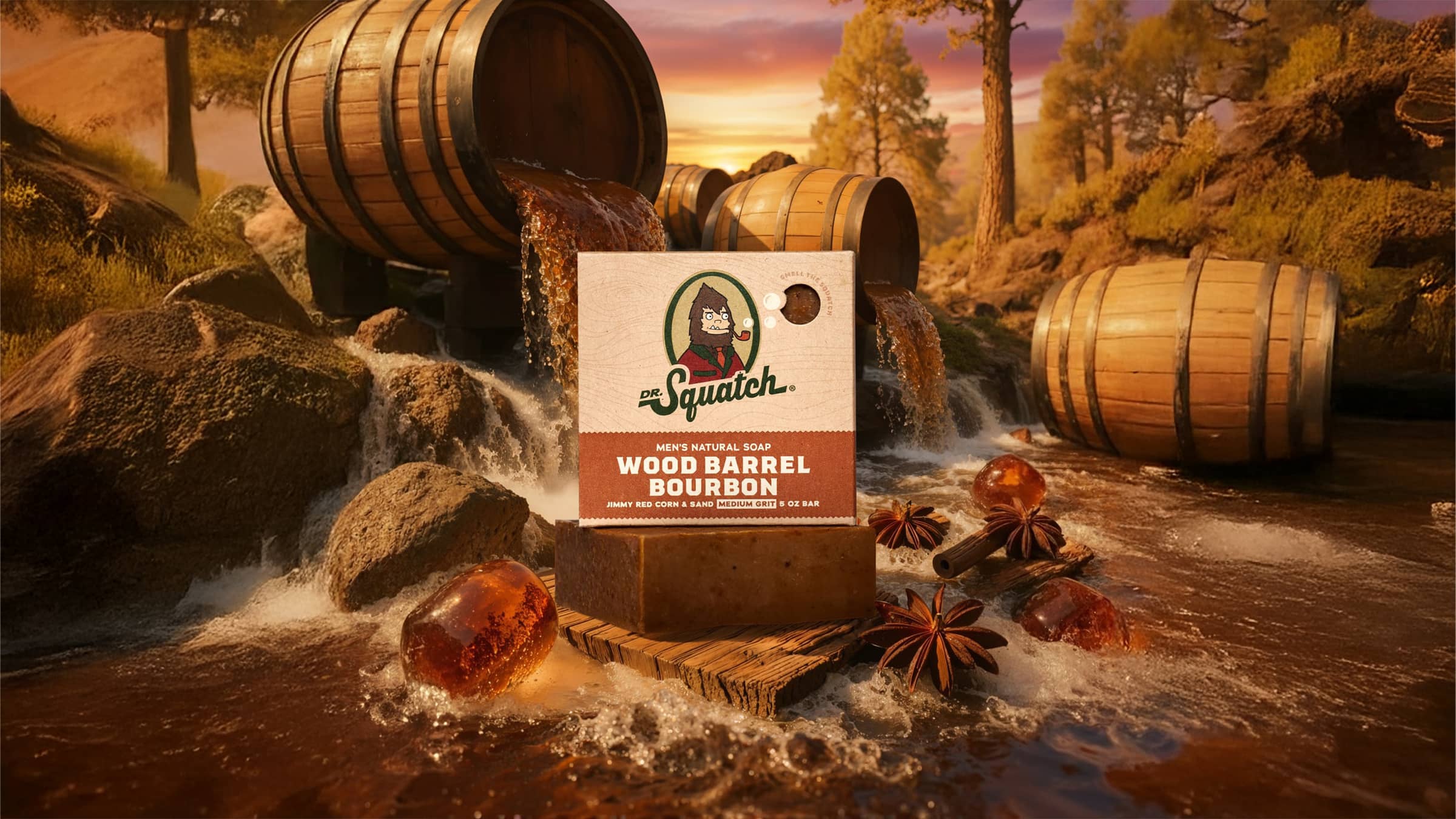 Dr. Squatch Moisturizing Wood Barrel Bourbon - Image 5