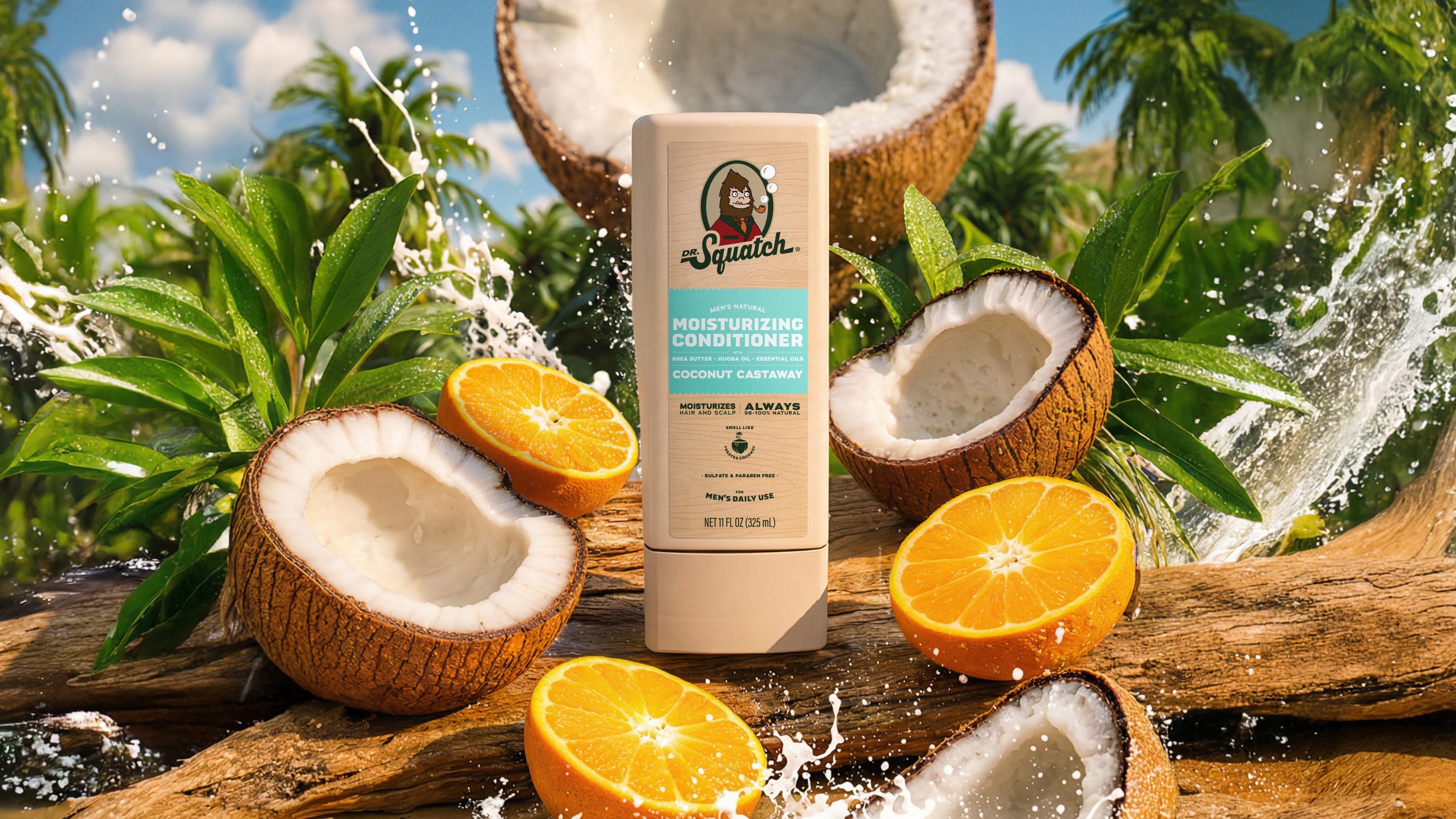Dr. Squatch Moisturizing Coconut Castaway Conditioner - Image 2