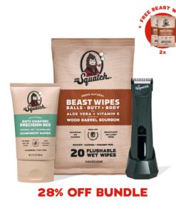 Dr. Squatch Moisturizing Ultimate Ball Care Bundle & Free Beast Wipes
